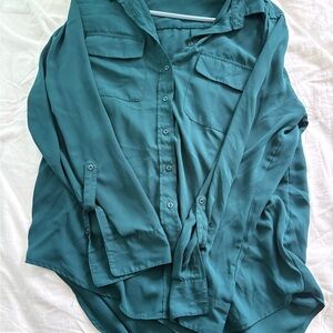 Zac & Rachel Teal Button-Down Shirt